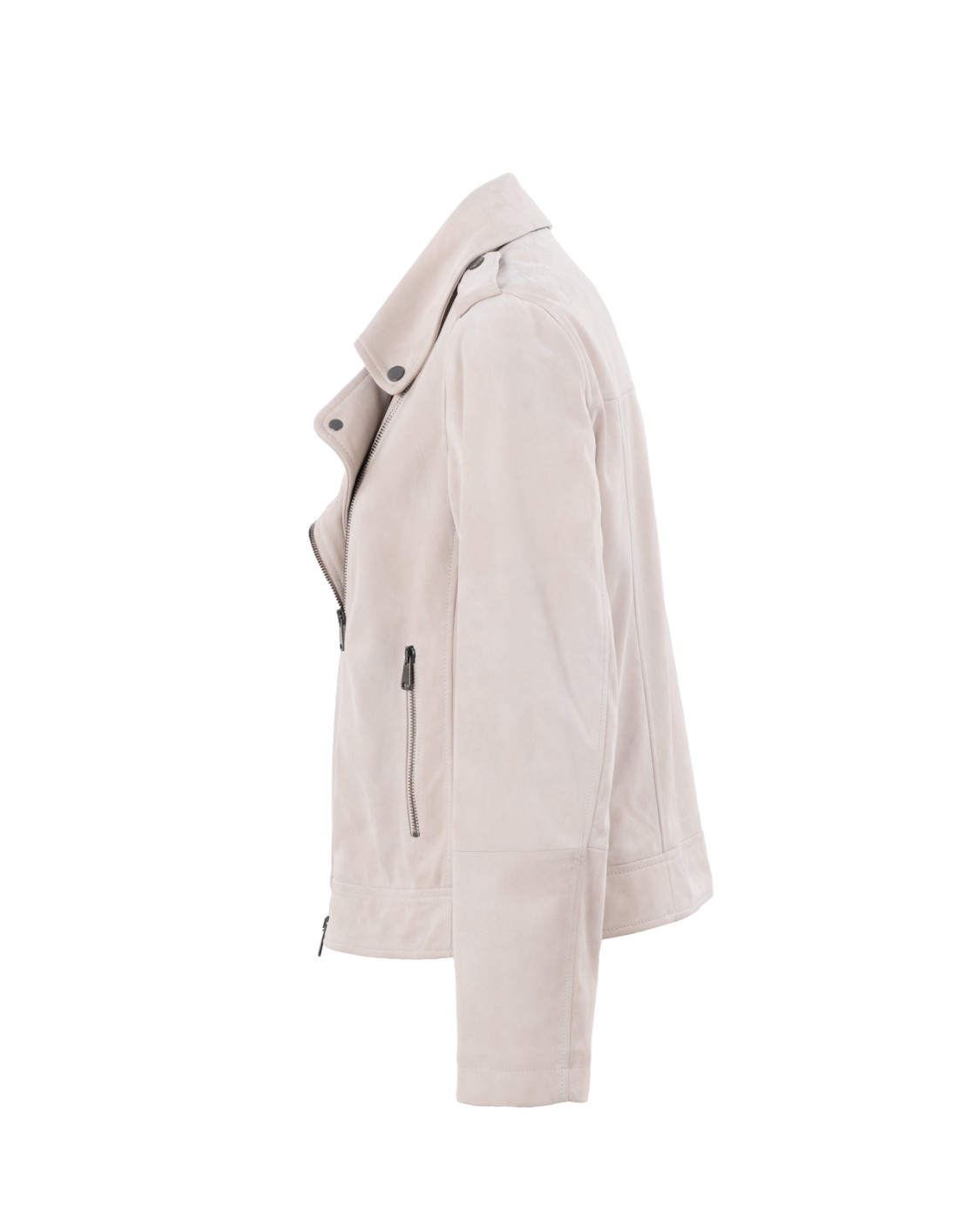 shop BRUNELLO CUCINELLI  Giacchetto: Brunello Cucinelli giacchetto biker in camoscio con monile.
Chiusura con zip e doppio cursore.
Fodera in crêpe misto seta.
Collo stile Chiodo.
Tasche basse con zip.
Decorazione in monile Nickel-free.
Composizione: 100% pelle.
Made in Italy.. M0PCL2873-C8809 number 4779698